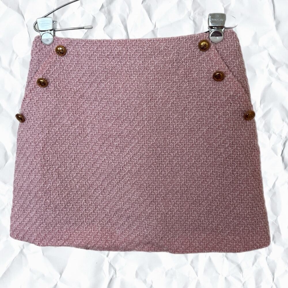 SheIn tweed style blazer and skirt set in pink - size large - Picture 7 of 9